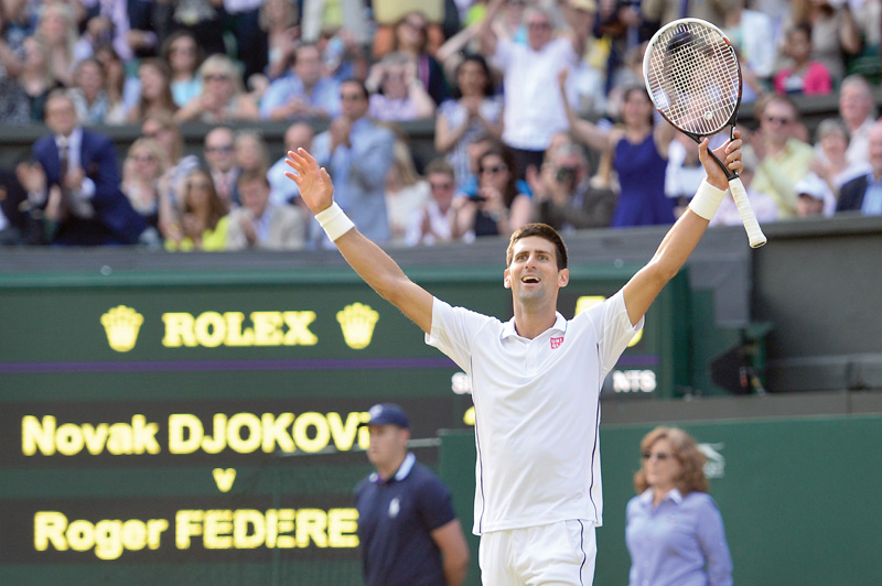 a file photo of novak djokovic at wimbledon photo afp