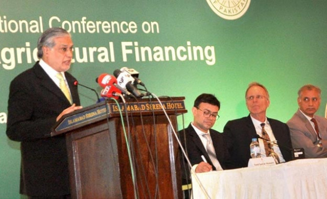 finance minister ishaq dar addressing the international conference on innovative agriculture financing on tuesday photo pid finance minister ishaq dar addressing the international conference on innovative agriculture financing on tuesday photo pid