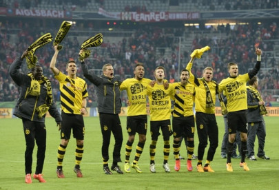 german cup semi final dortmund end bayern s treble hopes