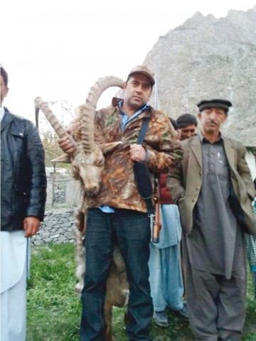 imran khan hunted an ibex measuring 45 inches photo express imran khan hunted an ibex measuring 45 inches photo express