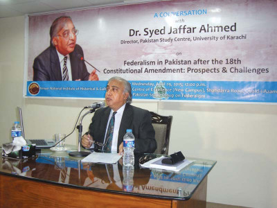 18th amendment scholar says ruling elite afraid of provincial autonomy