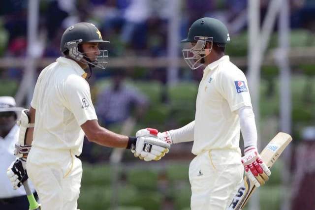 all of pakistan s partnerships in the first innings have been 50 or more with all batsmen getting in on the runs photos afp all of pakistan s partnerships in the first innings have been 50 or more with all batsmen getting in on the runs photos afp