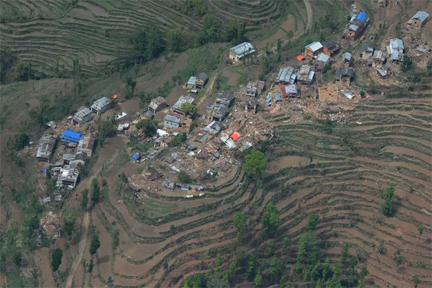 effected area of nepal overview photo afp effected area of nepal overview photo afp