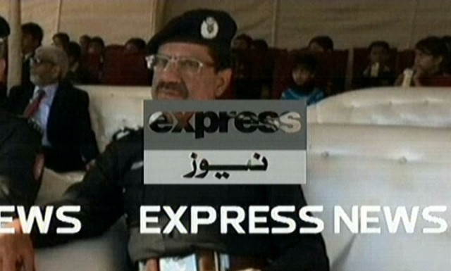 an express news screengrab of dsp bin qasim abdul fateh an express news screengrab of dsp bin qasim abdul fateh