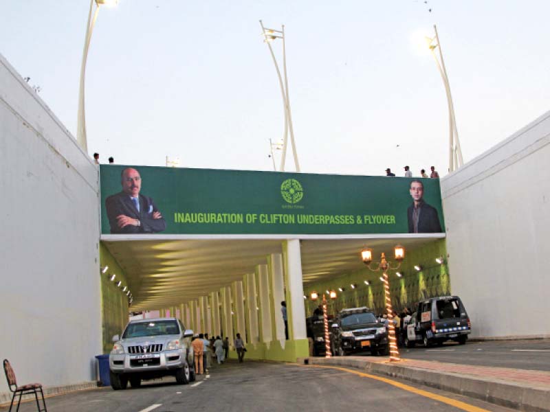 a flyover and underpass at at naqvi chowrangi and two underpasses at jahangir kothari parade offer residents easy access to do talwar south city hospital 26th street and sea view photo aysha saleem express