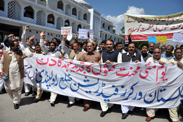 the labour leaders demanded that the government end anti labour policies photo express