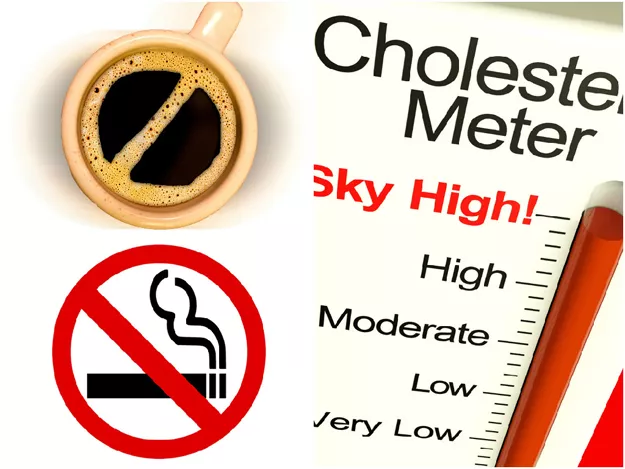 refrain from smoking maintain healthy cholesterol levels and have not more than four cups of coffee a day photo file refrain from smoking maintain healthy cholesterol levels and have not more than four cups of coffee a day photo file