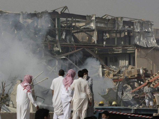 file photo of a building on fire in riyadh photo afp file photo of a building on fire in riyadh photo afp