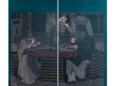 all together sanat displays calligraphy landscape portrait and still life