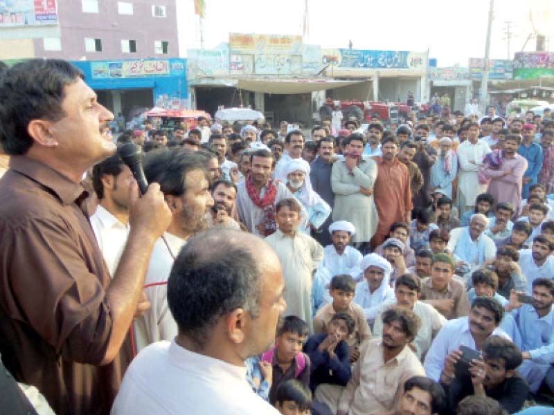 jamshed dasti says corridor will not be acceptable if it does not pass through dera ghazi khan photo express