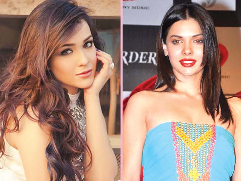 humaima malick left and sara loren right are among the local celebrities who have recently featured in bollywood item numbers photos file