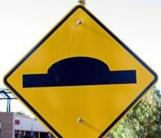 the speed breakers were obstructing traffic the speed breakers were obstructing traffic