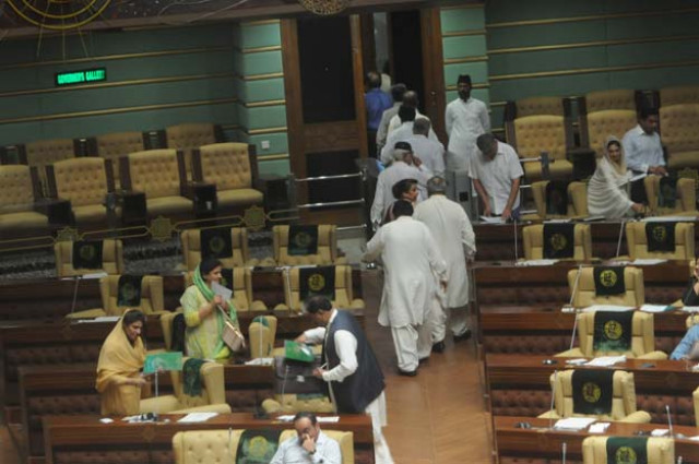 opposition party members walk out as the bill was not passed in the house photo express opposition party members walk out as the bill was not passed in the house photo express
