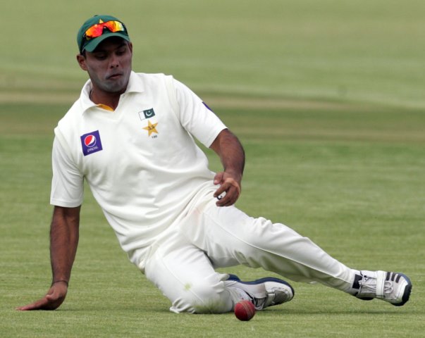 a file photo of khurram manzoor fielding the balll photo afp