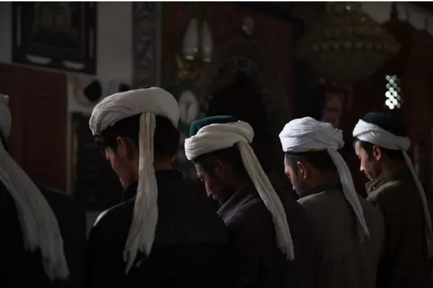 this photo taken on april 16 2015 shows uighur men praying in a mosque in hotan in china 039 s western xinjiang region photo afp this photo taken on april 16 2015 shows uighur men praying in a mosque in hotan in china 039 s western xinjiang region photo afp