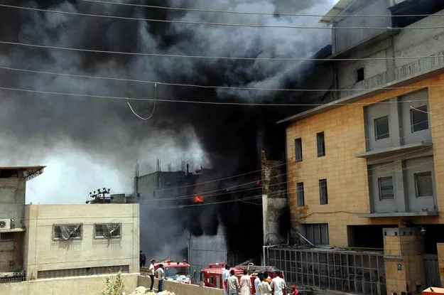 on may 4 a garment factory in site karachi was destroyed by fire a not uncommon occurrence in slowly industrialising pakistan photo mohammad azeem express on may 4 a garment factory in site karachi was destroyed by fire a not uncommon occurrence in slowly industrialising pakistan photo mohammad azeem express