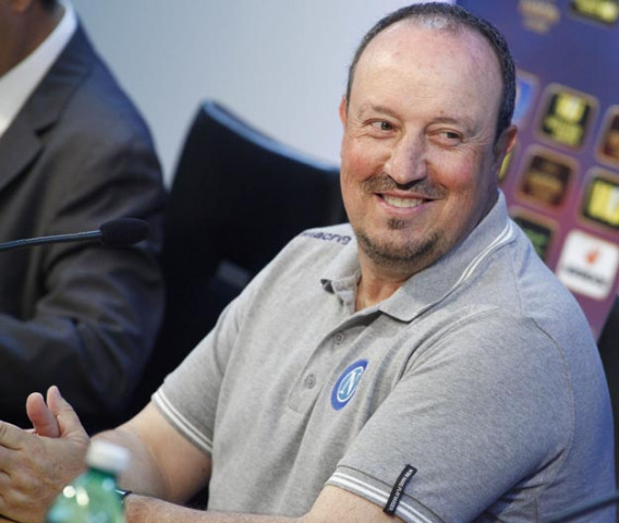 napoli 039 s coach from spain rafael benitez attends a press conference on the eve of the uefa europa league semi final first leg football match ssc napoli vs fk dnipro on may 6 2015 at the ssc napoli headquarters in castelvolturno photo afp napoli 039 s coach from spain rafael benitez attends a press conference on the eve of the uefa europa league semi final first leg football match ssc napoli vs fk dnipro on may 6 2015 at the ssc napoli headquarters in castelvolturno photo afp