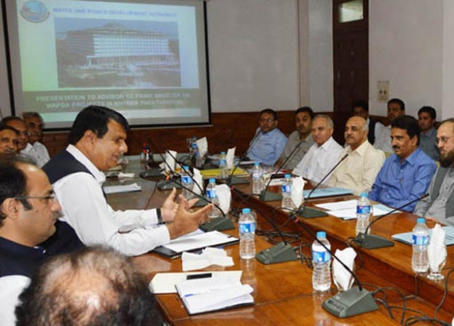 engineer ameer muqam chairing a high level meeting on hydel power generation at wapda house in peshawar photo pid engineer ameer muqam chairing a high level meeting on hydel power generation at wapda house in peshawar photo pid