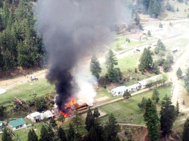 smoke and flames rise from the site of the helicopter crash in naltar gilgit photo maha mussadaq express smoke and flames rise from the site of the helicopter crash in naltar gilgit photo maha mussadaq express