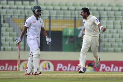 2nd test yasir leads pakistan to bangladesh series win