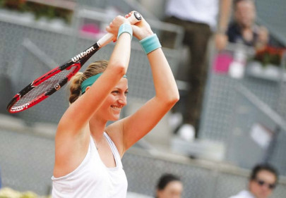 kvitova cruises to madrid open title