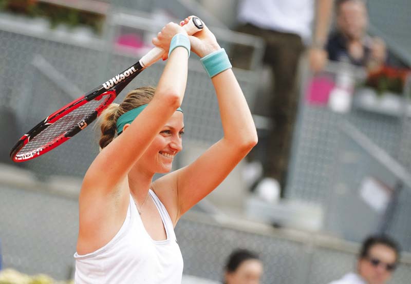 kvitova who defeated serena in the semi finals dominated her opponent throughout the match photo afp