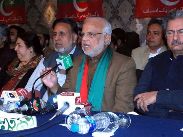 he dismissed media reports that the pti chief would visit lahore within a few days photo inp