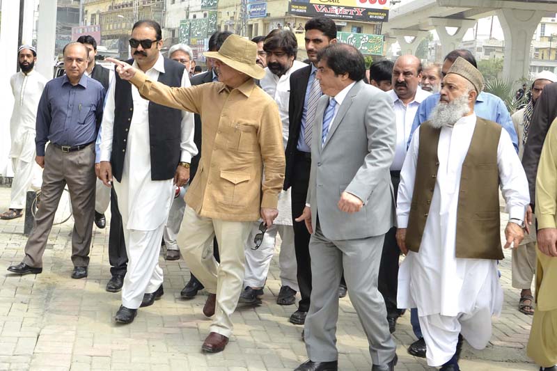 this is the second visit of punjab cm shahbaz sharif to rawalpindi within eight days which shows his special interest in seeing the project s immediate completion photo zafar aslam express