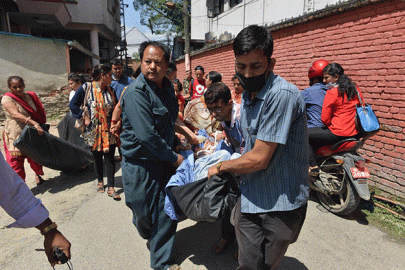 dozens dead as quake rattles nepal again