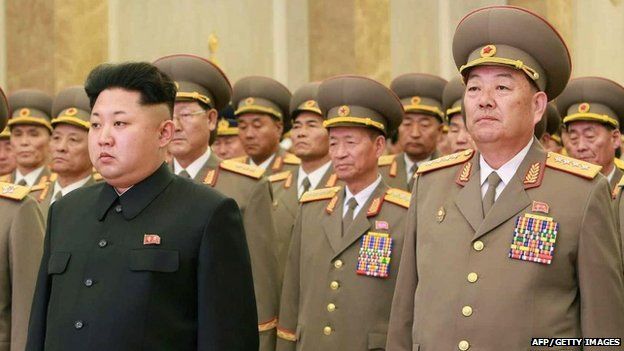 hyon right with kim jong un had been a general since 2010 photo afp