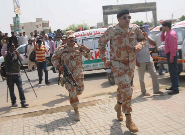 the butchery also gives the lie to the effectiveness or otherwise of the ongoing operation in karachi that has yet to tackle successfully any of the extremist religious groups some of which have political affiliations photo rashid ajmeri express