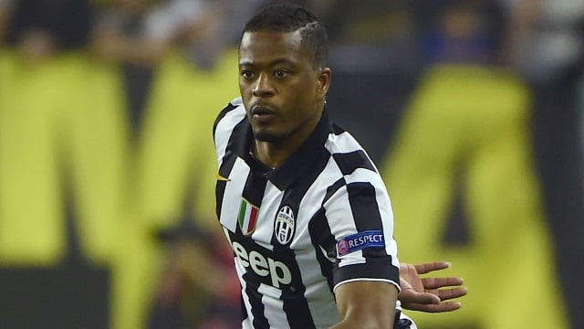 a file photo of juventus left back patrice evra photo afp a file photo of juventus left back patrice evra photo afp