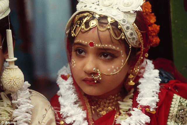 meghawal says she was married off at 11 months old to a nine year old boy in her village photo afp meghawal says she was married off at 11 months old to a nine year old boy in her village photo afp