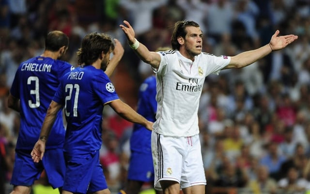 real madrid 039 s welsh forward gareth bale reacts during the uefa champions league semi final second leg football match real madrid fc vs juventus at the santiago bernabeu stadium in madrid on may 13 2015 photo afp real madrid 039 s welsh forward gareth bale reacts during the uefa champions league semi final second leg football match real madrid fc vs juventus at the santiago bernabeu stadium in madrid on may 13 2015 photo afp