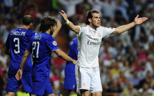 real madrid 039 s welsh forward gareth bale reacts during the uefa champions league semi final second leg football match real madrid fc vs juventus at the santiago bernabeu stadium in madrid on may 13 2015 photo afp