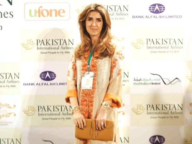 at an event at an event