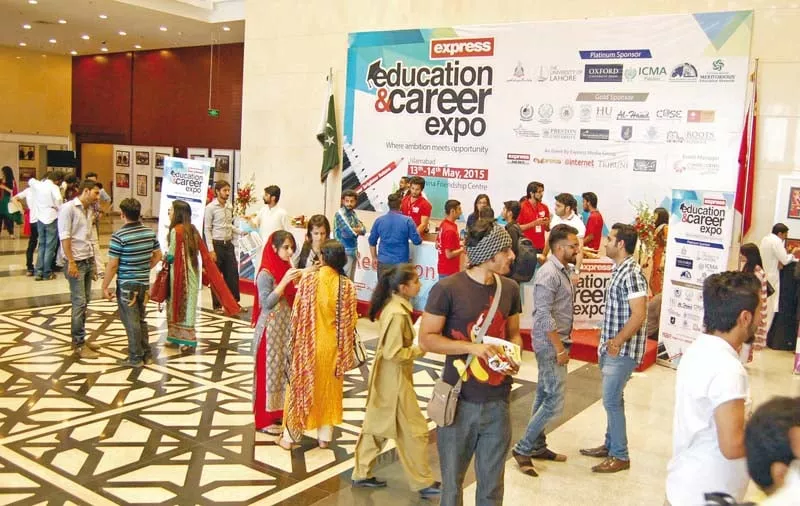 views of different stalls at the express education expo photo muhammad javaid express views of different stalls at the express education expo photo muhammad javaid express