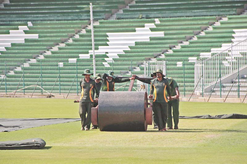 preparations for the arrival of zimbabwe resumed after a temporary break photo shafiq malik express