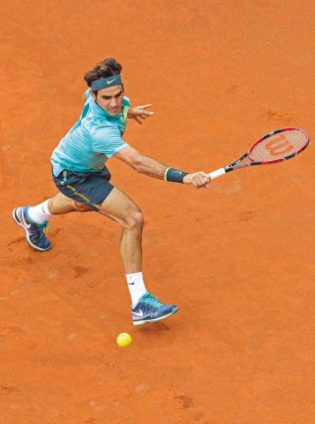 federer admitted his easy win over berdych had left him feeling comfortable with his progress on the red dirt photo afp federer admitted his easy win over berdych had left him feeling comfortable with his progress on the red dirt photo afp