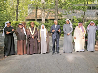 camp david talks obama promises iron clad security to gulf allies
