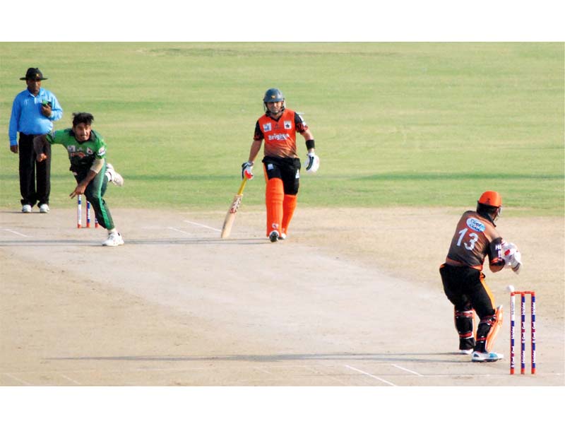 lahore lions totalled five points in the tournament to join sialkot stallions and rawalpindi rams in the semi final photo inp