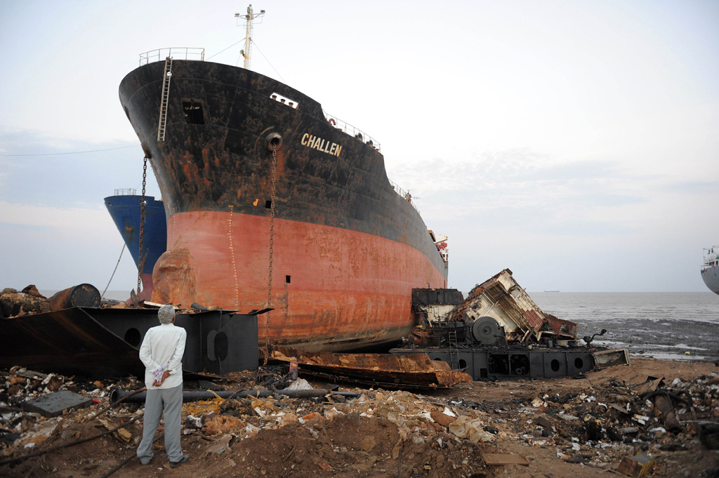 pakistan s ship breaking yards at gadani can be hit by the new eu ship recycling regulations photo afp