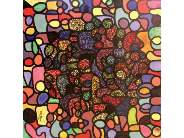 the artist uses syllables in urdu that are obscurely connected to give an ancient stained glass window feel photos muhammad javaid express the artist uses syllables in urdu that are obscurely connected to give an ancient stained glass window feel photos muhammad javaid express