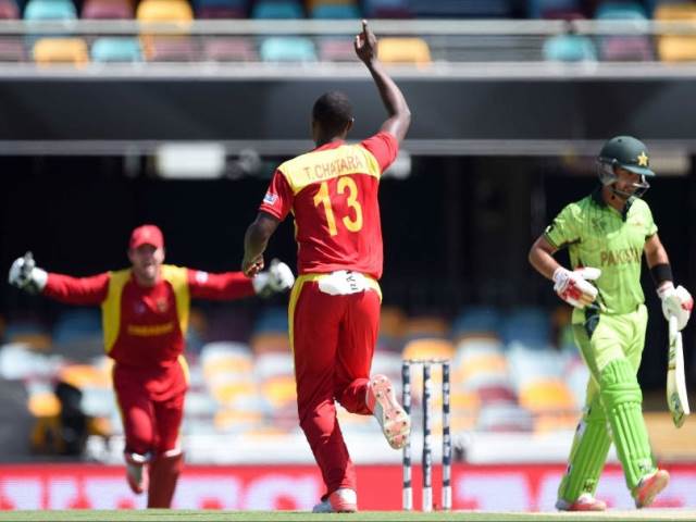 a file photo of a 2015 world cup match between zimbabwe and pakistan photo afp