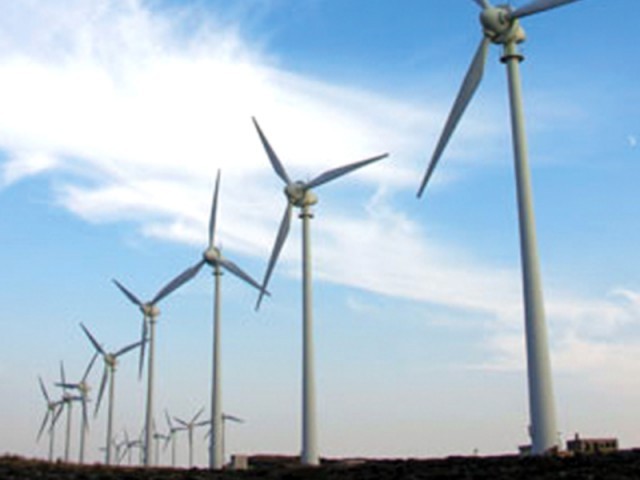 a number of wind and solar energy projects are in the pipeline by the provincial government to mitigate the persisting energy crisis said sindh minister for finance and energy stock image