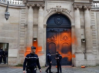 climate activists spray paint french prime minister s office climate activists spray paint french prime minister s office