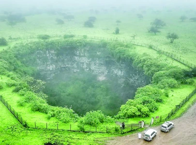 mind the gap tourists drawn to giant sinkholes mind the gap tourists drawn to giant sinkholes
