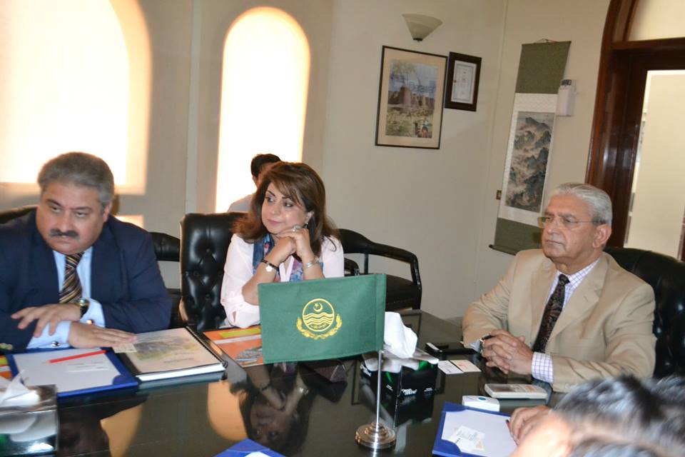 baroness mobarik cbe house of lords from the united kingdo being briefed during her visit to punjab board of investment amp trade pbit photo pbit facebook page