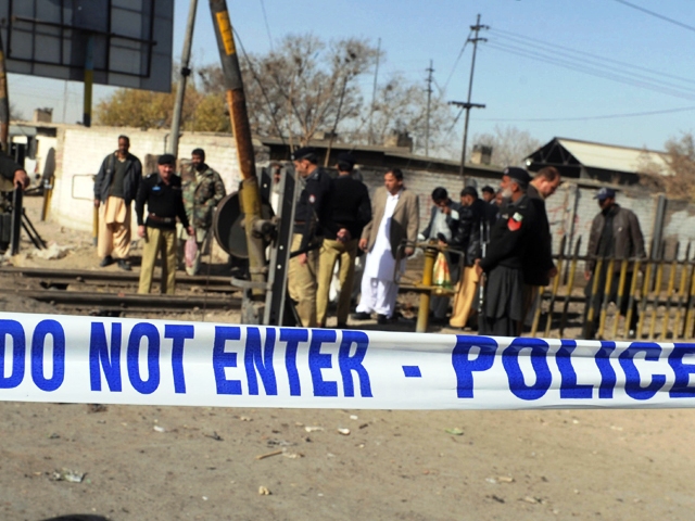 file photo of police in quetta photo afp file