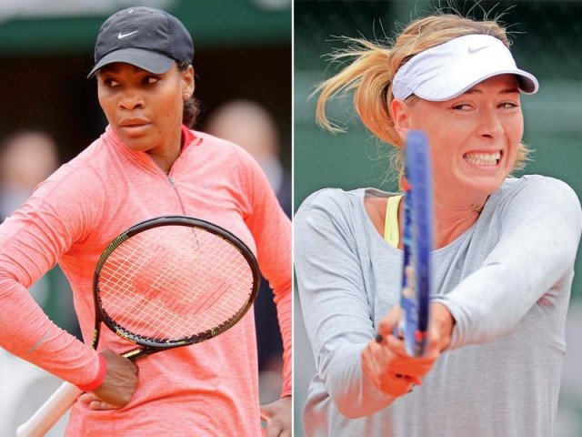 while serena has an overwhelming 17 2 record over sharapova clay is one of her least favourite surfaces photos afp while serena has an overwhelming 17 2 record over sharapova clay is one of her least favourite surfaces photos afp